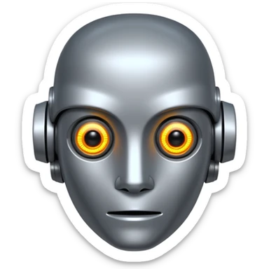 I need an emoji for Slack that ilustrates Artificial Intelligence (AI) si I can flag/tag pull requests and messages that are generated with AI for colleagues to know that they need to pay attention !
What is most descriptive for AI pull request ?

Make it animated and as large as possible  sticker