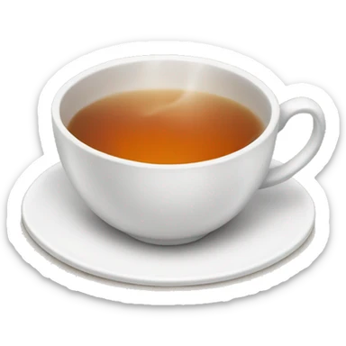 Cup of tea sticker