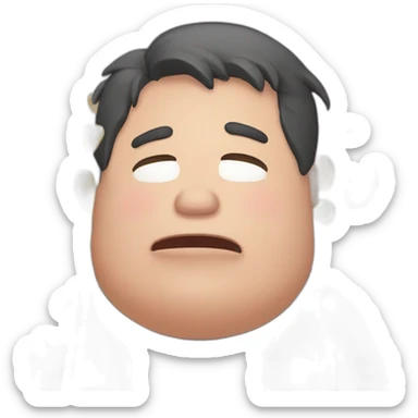 Fat discord moderator crying sticker