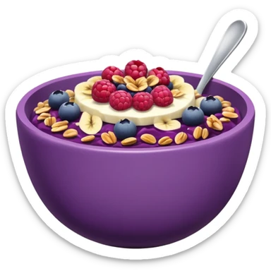 Acai bowl sticker