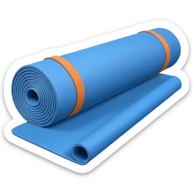 open yoga mat sticker