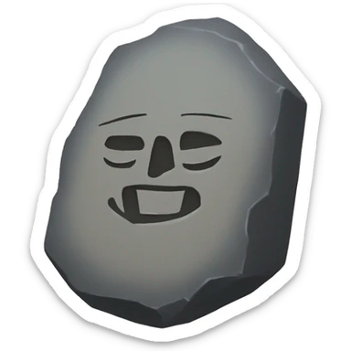 Tome stone that says RIP lieutenant colins sticker