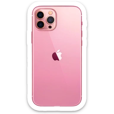 Pink iphone 12 pro max sticker