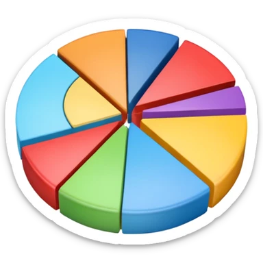 pie chart sticker