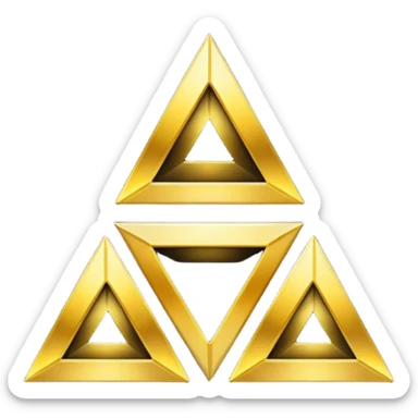Tri Force The legend of zelda sticker