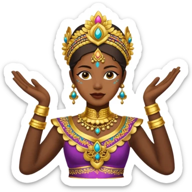 indonesian dancer sticker