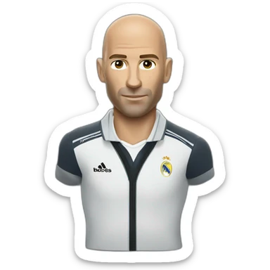 Zidane Hugo Boss  sticker