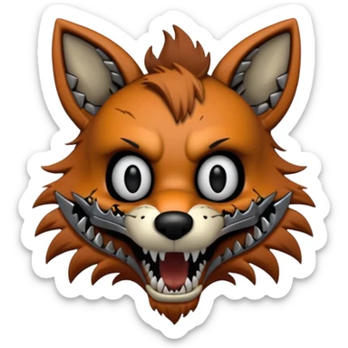 FNAF FOX'ta sticker