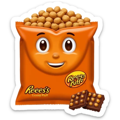Reese's puffs. sticker