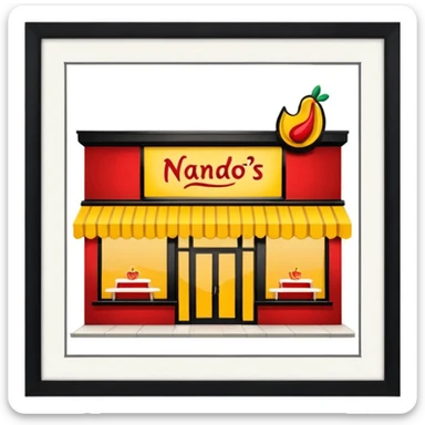 nandos shop sticker