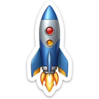 rocket sticker