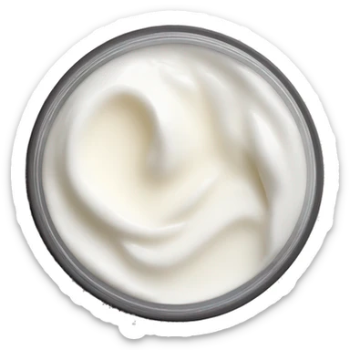 body moisturizer cream pot with label sticker