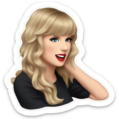 Taylor Swift at the Eras Tour sticker