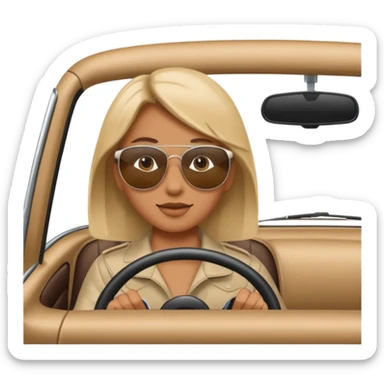 driving begind the wheel sticker