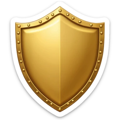 golden chronos shield sticker