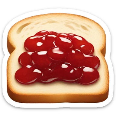 Jam on toast sticker