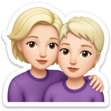 Lesbian couple in canada sticker