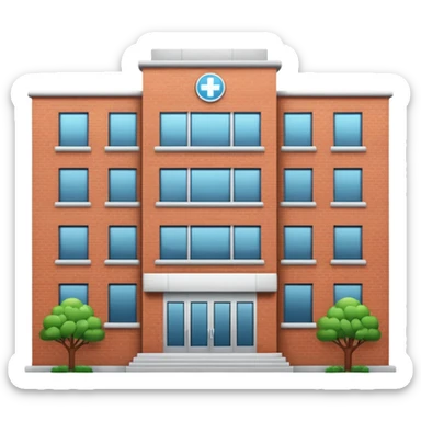 hospital built sticker