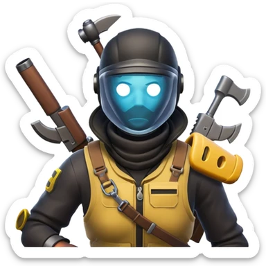 fortnite cover sticker
