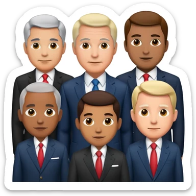 The major politicians of the 20th century sticker