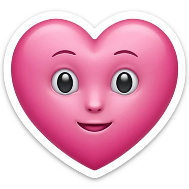 Pink emoji for girls sticker
