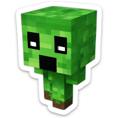 creeper minecraft sticker
