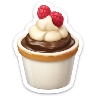 dessert cup sticker