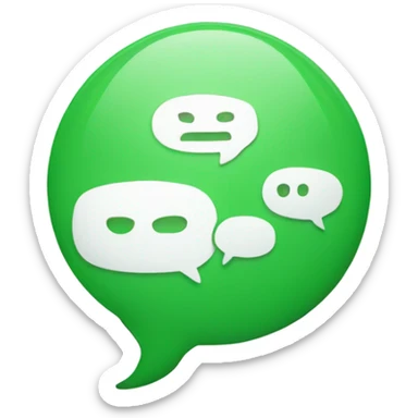 chat icon bubble sticker