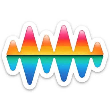 audio spectrum, the spectrum is black sticker