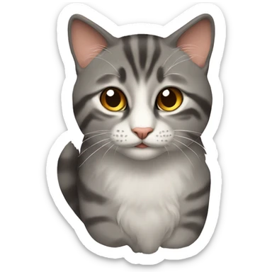 кот с шапкой sticker