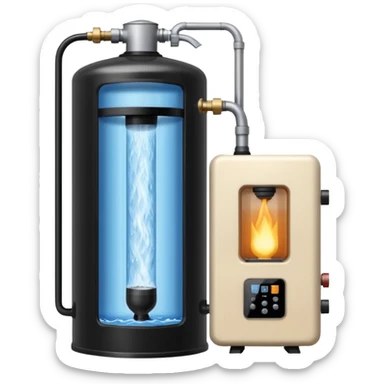 La biblia y el calefon sticker