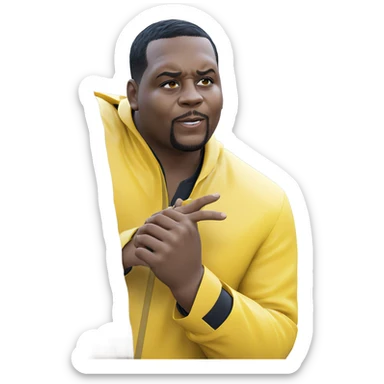yellow raincoat boy meme sticker