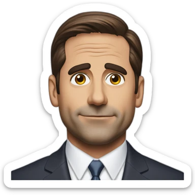 Steve Carell as Michael Scott sticker