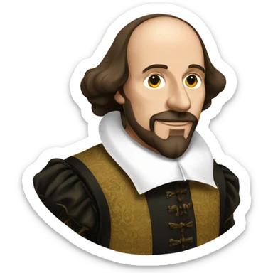william shakespeare sticker