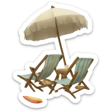 Beach sticker