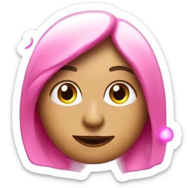 New year eve with pink lights sticker