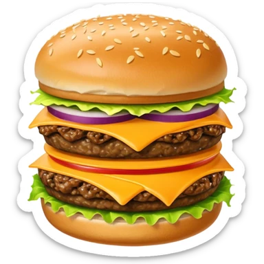 A ultra yummy Big Mac ad sticker