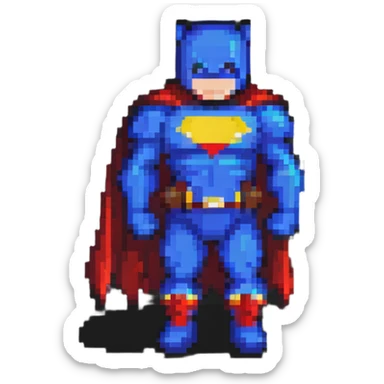 superhero sticker