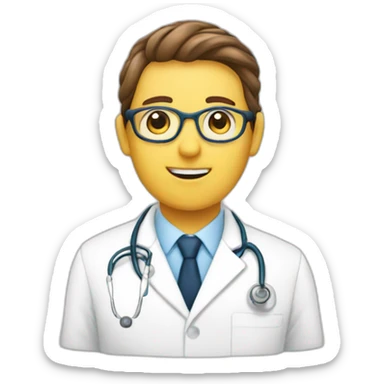 Neurologist and neuron sticker