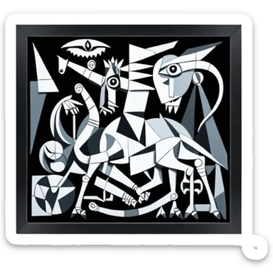 gernika picasso sticker