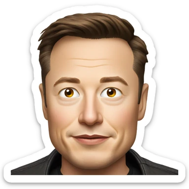 elon musk sticker