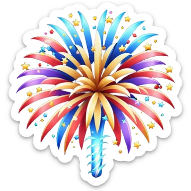 fireworks sticker