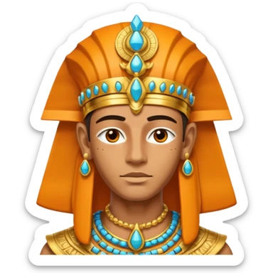 orange Pharaoh sticker