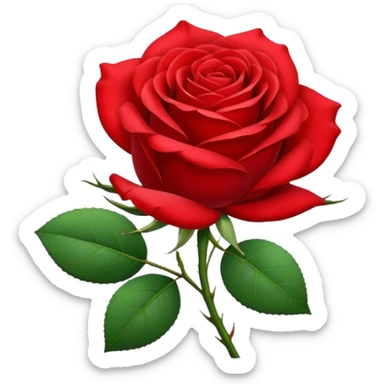 Rose sticker