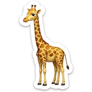 Giraffe sticker