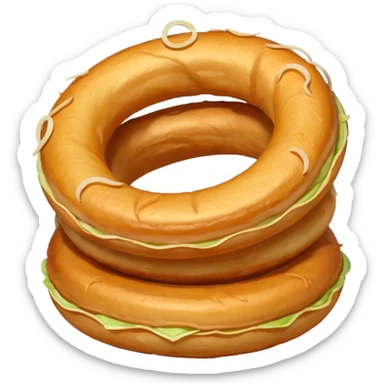 onion rings sticker