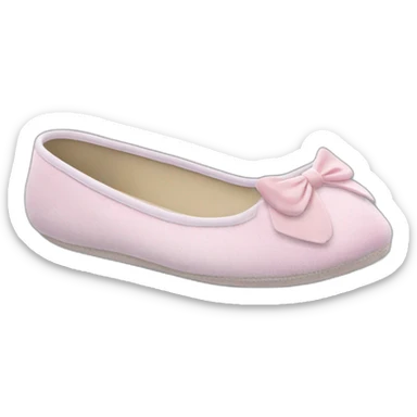 chausson ballerine isotoner sticker