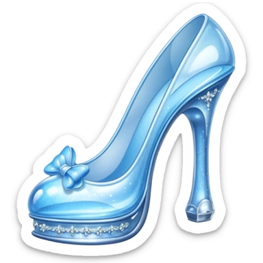 cinderella heel sticker