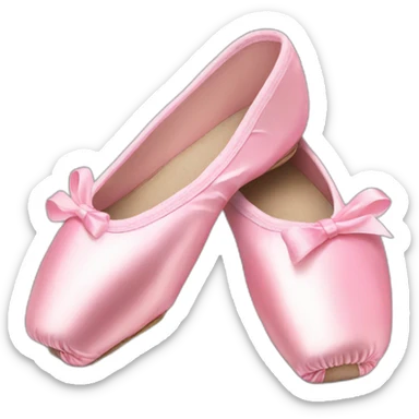  pink pointe shoes sticker