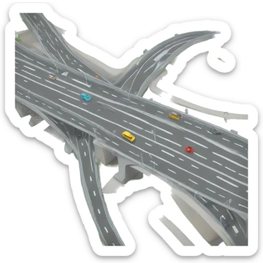 Highway entrance sticker